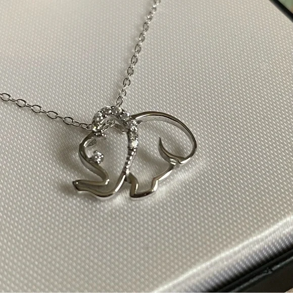 Diamond Elephant Necklace - Picture 4 of 6